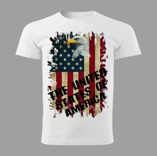 tričko s vlajkou USA 152