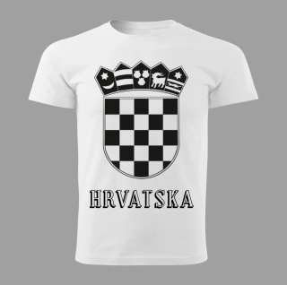 tričko s vlajkou CHORVATSKA 152